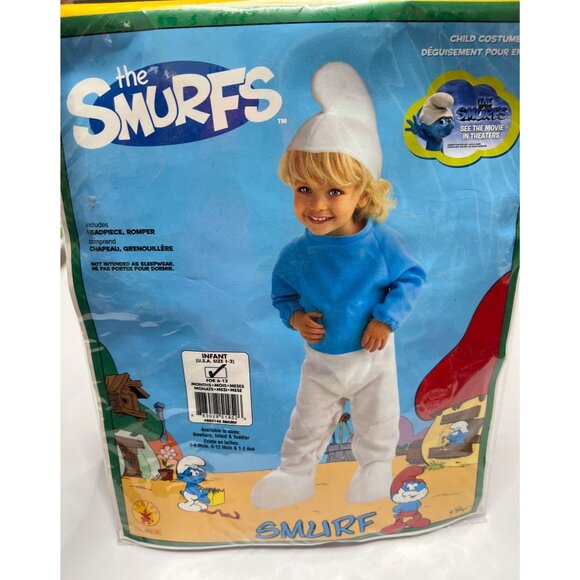 Smurfs Baby Halloween Costume Toddler Size 1-2 - Picture 1 of 7